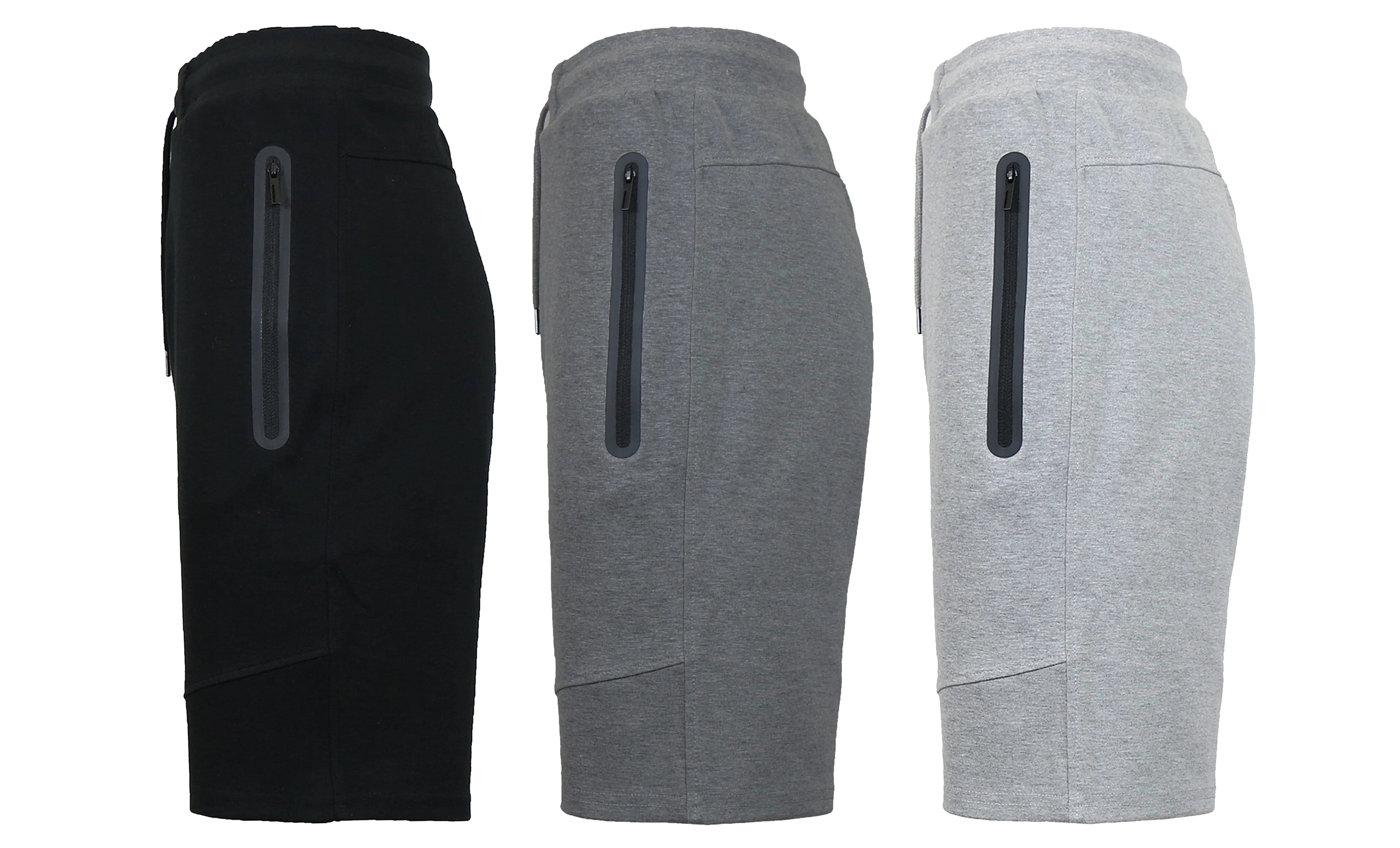 3-PACK Women's Tech Fleece Performance Active Shorts Set