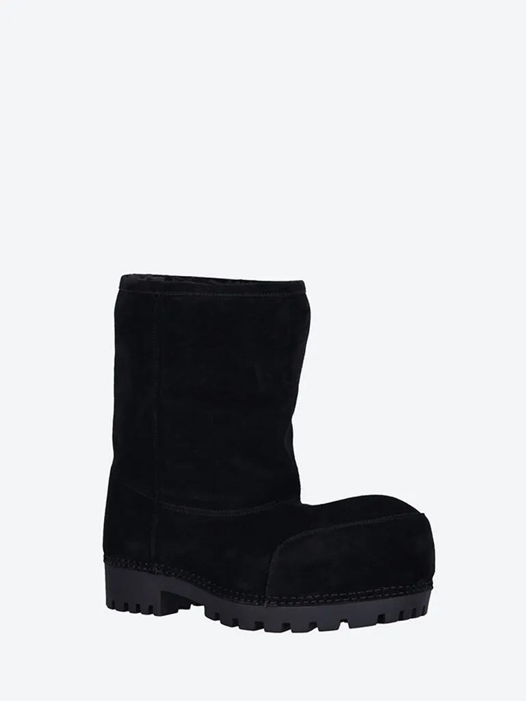 Alaska fur low boot boots