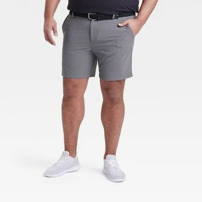 All In Motion Men's Big Travel Golf Shorts Elastic Waistband UPF 50 