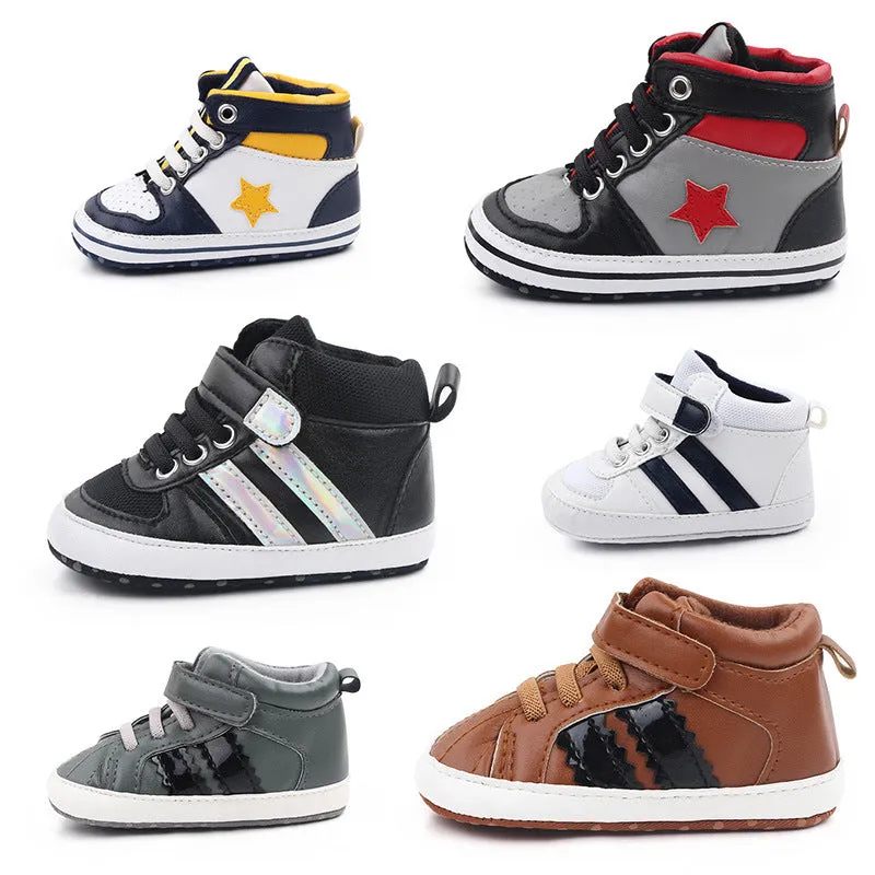 Baby High-top Casual Toddler Shoes For 0-1 Years Old