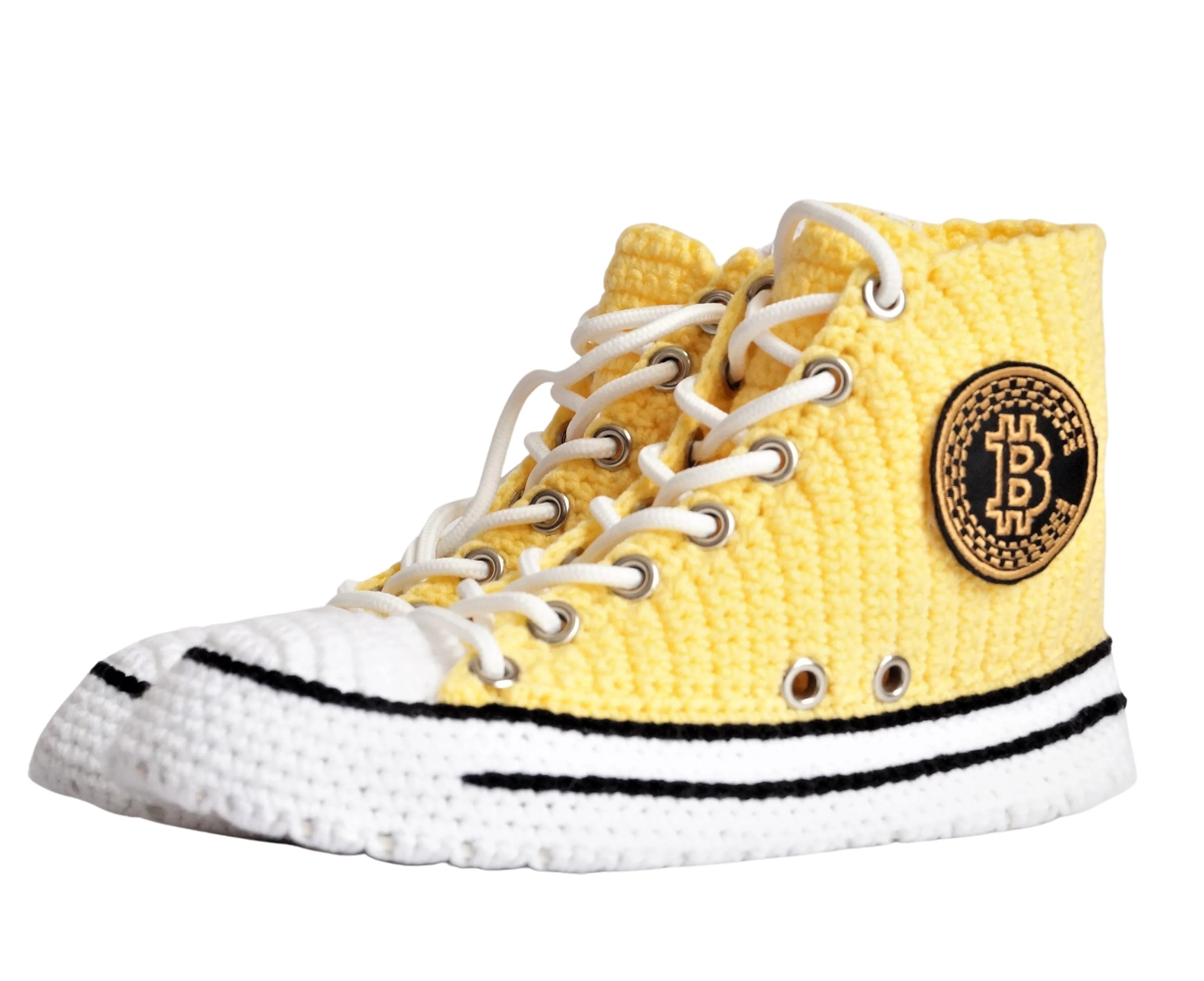 Bitcoin Converse Sneakers Slippers Chuck High Tops Plush Shoes