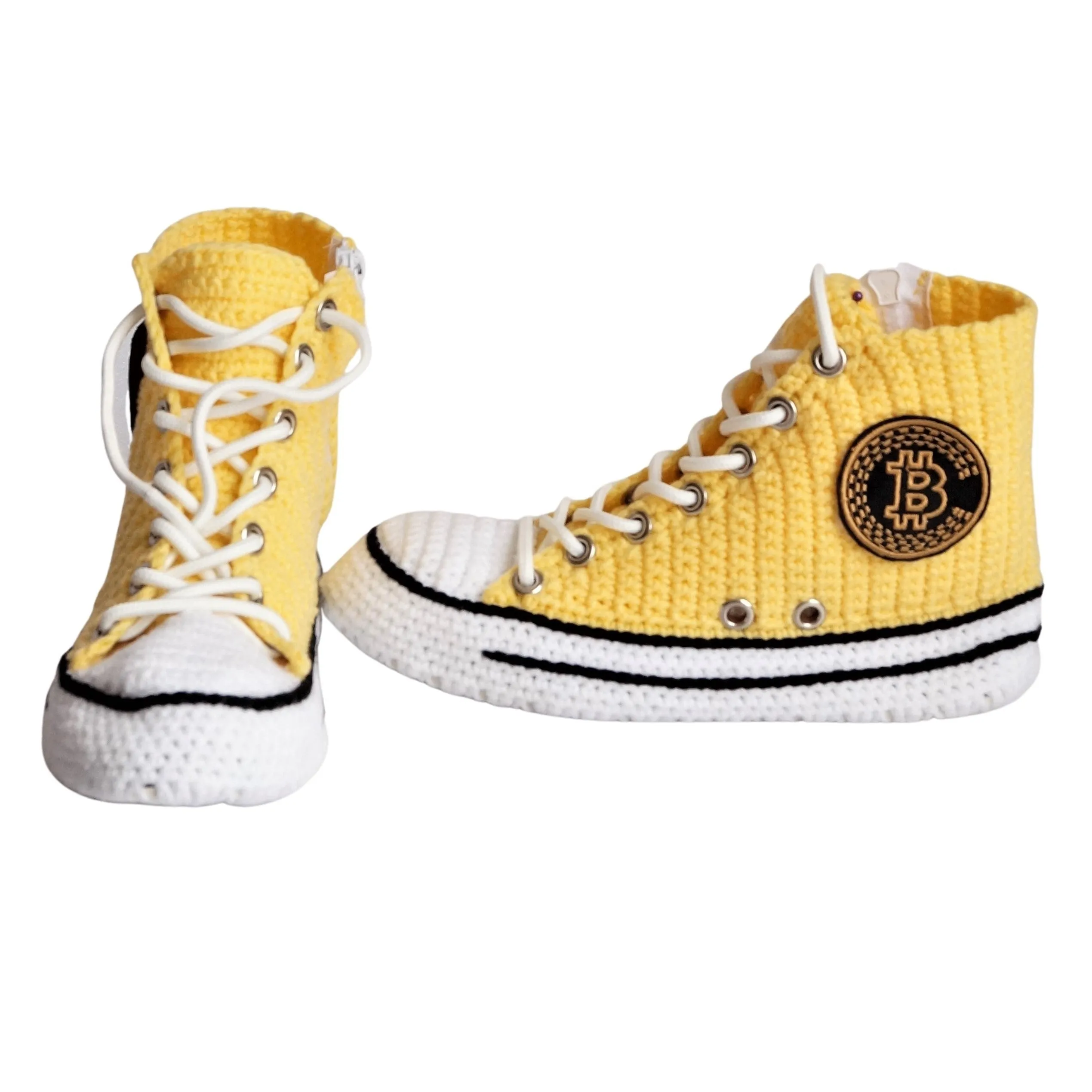 Bitcoin Converse Sneakers Slippers Chuck High Tops Plush Shoes