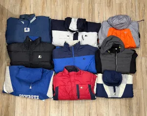 Branded Starter Jackets - 9 Pieces