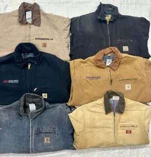 Carhartt Work wear Jackets 8 pices & 1 Dickies jackets