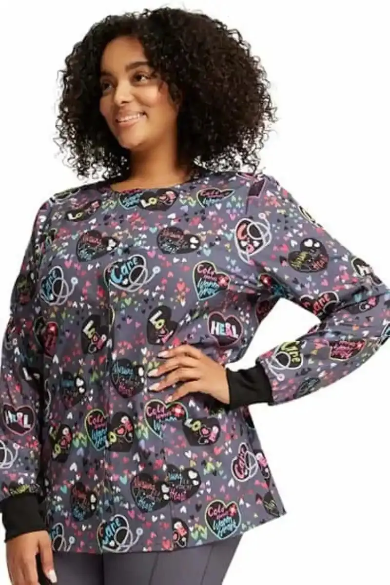 Cherokee Women's Print Snap Front Jacket | Work Of Heart