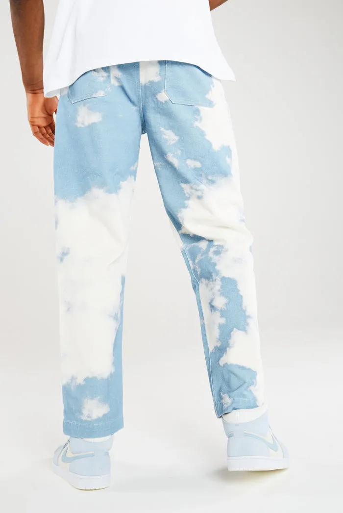 Cloud Print Skate Fit Jeans