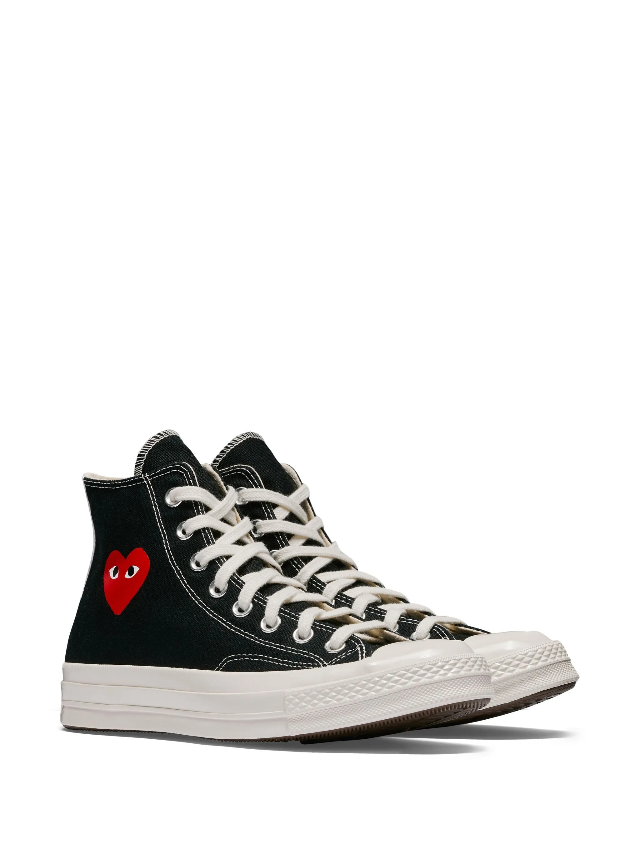 Converse Small Red Heart High Top Sneakers