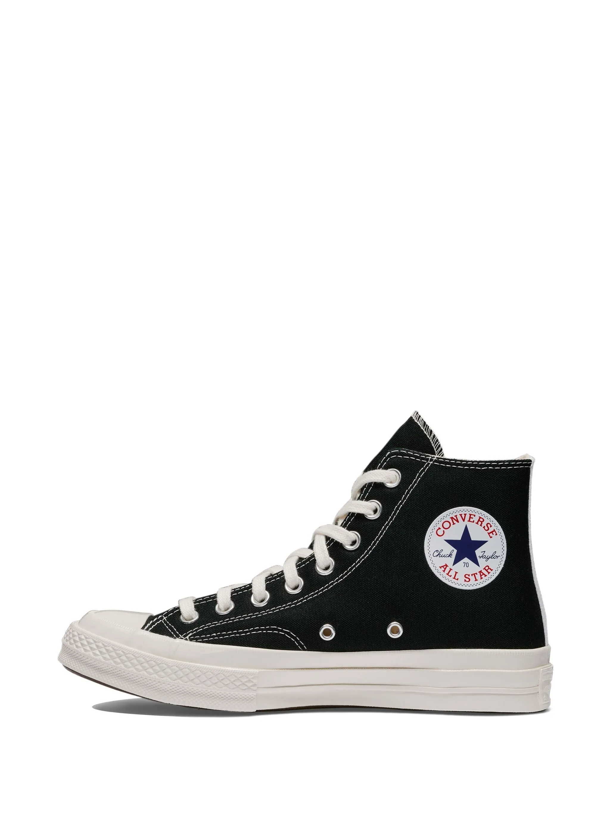 Converse Small Red Heart High Top Sneakers