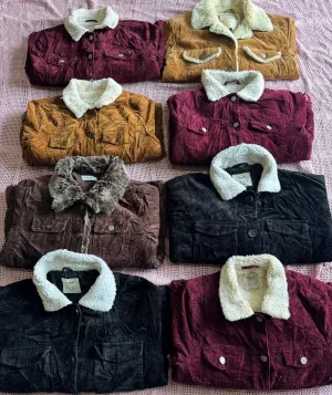 corduroy jackets 8 pieces