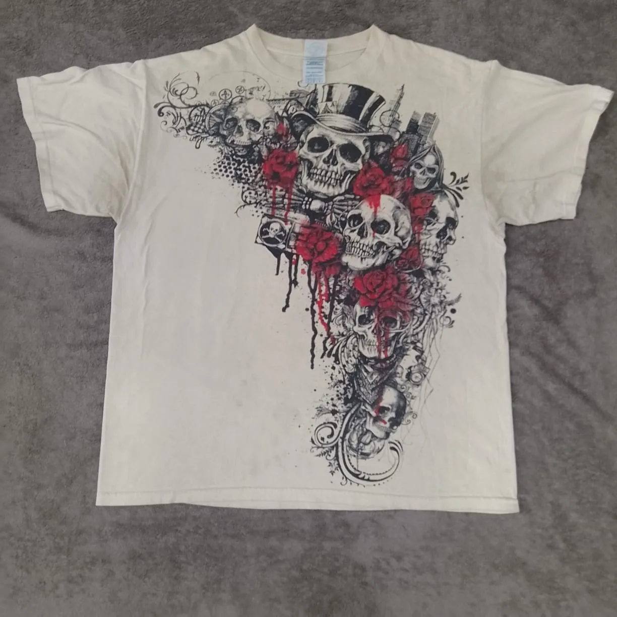 CR2481 Skull T-shirts - 25 Pcs