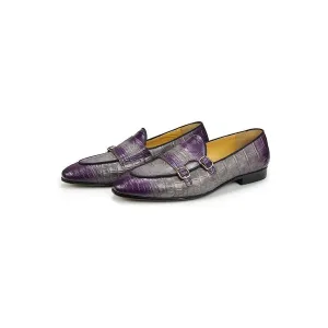 CrocLuxe Exotic Crocodile Slip-on Dress Shoes