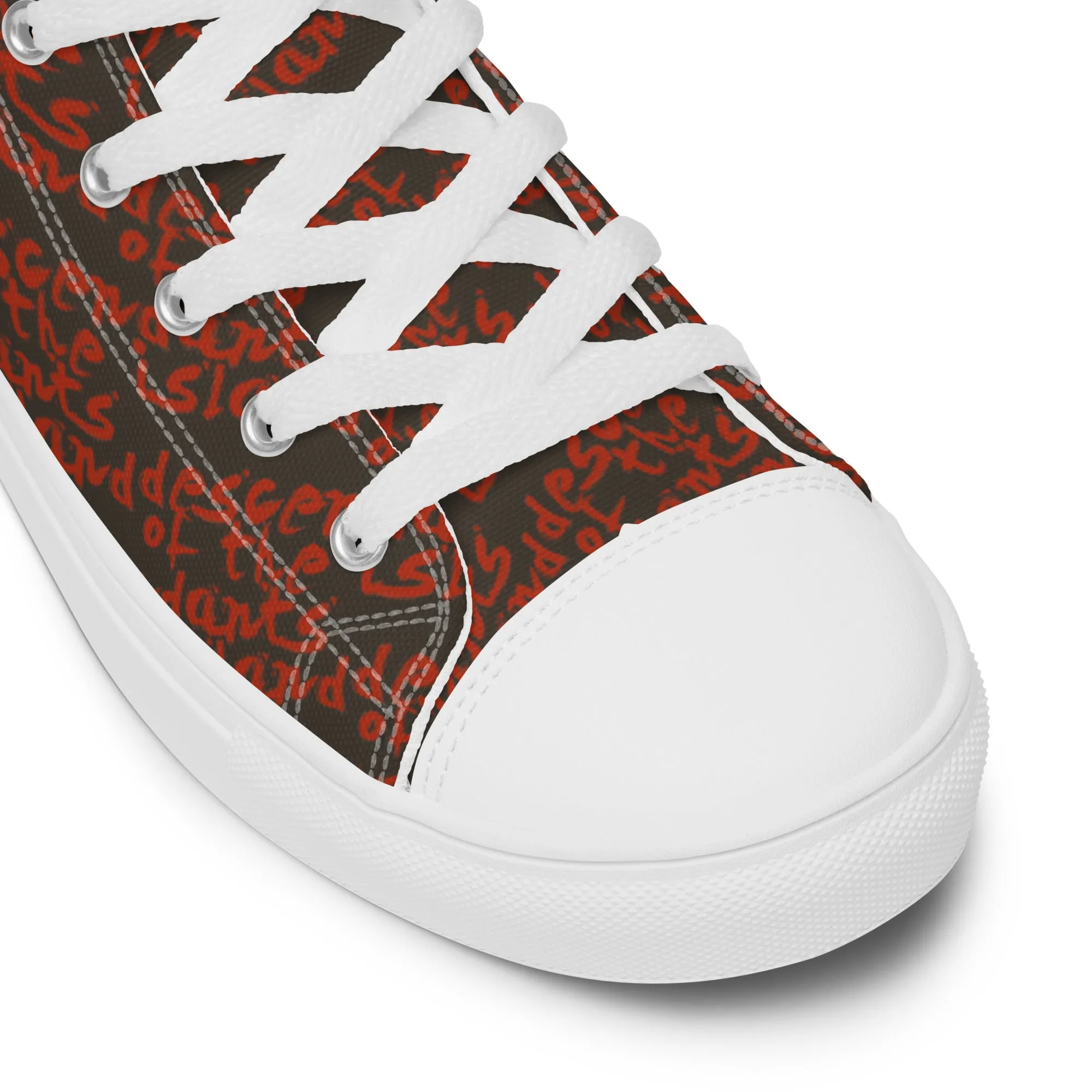 Descendants of the Island Oxide Men’s high top canvas shoes