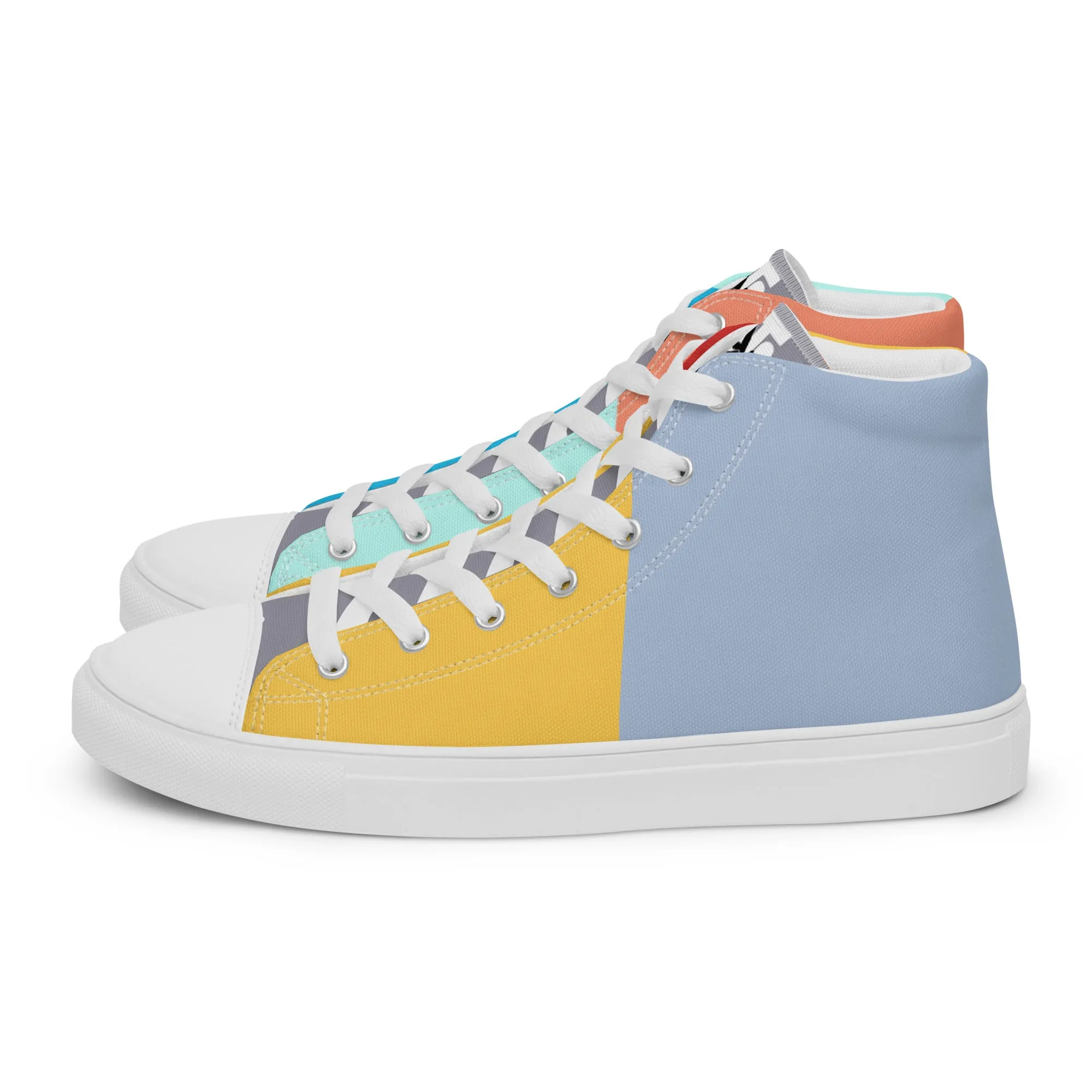 Descendants of the Island Quad Men’s high top canvas shoes