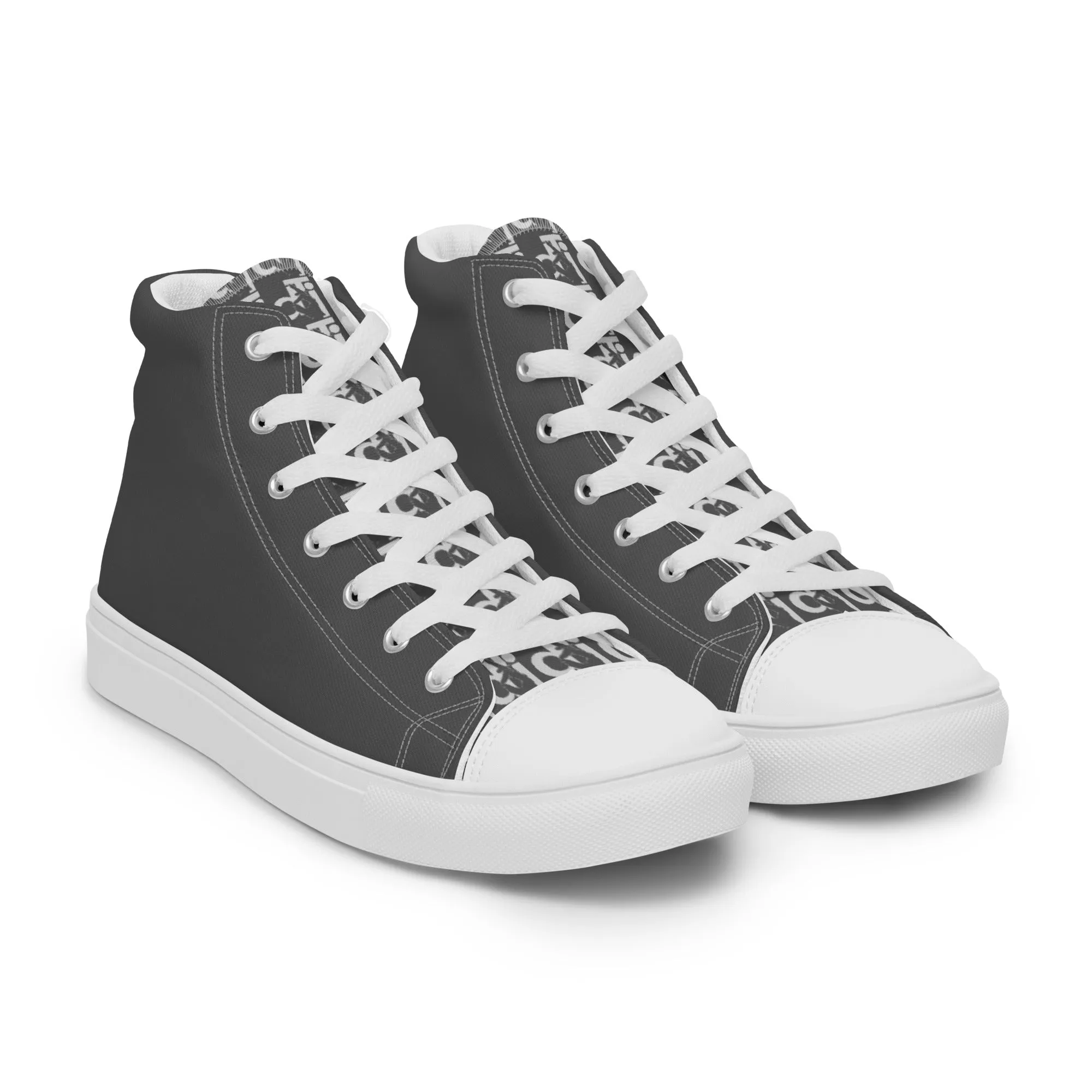 Descendants of the Island Signal Women’s high top canvas shoes