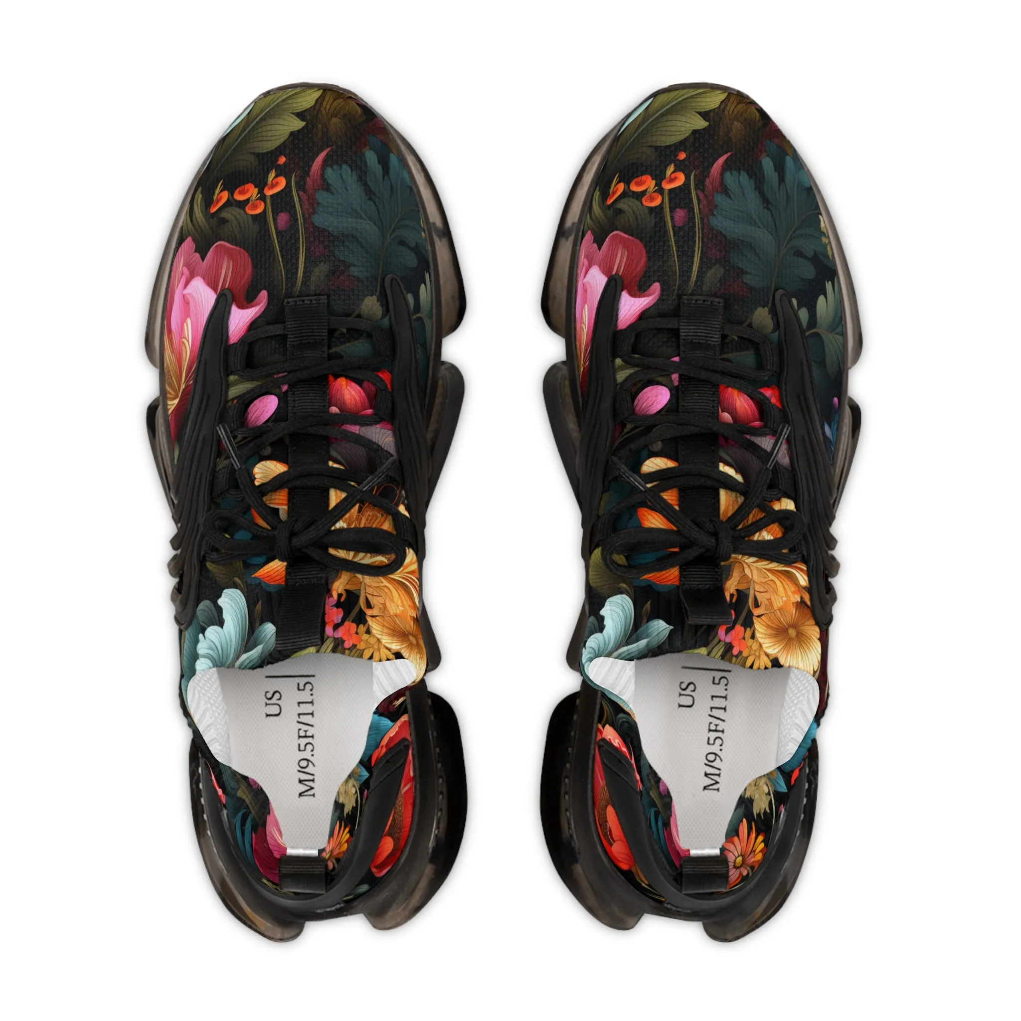 Floral Men's Mesh Sneakers