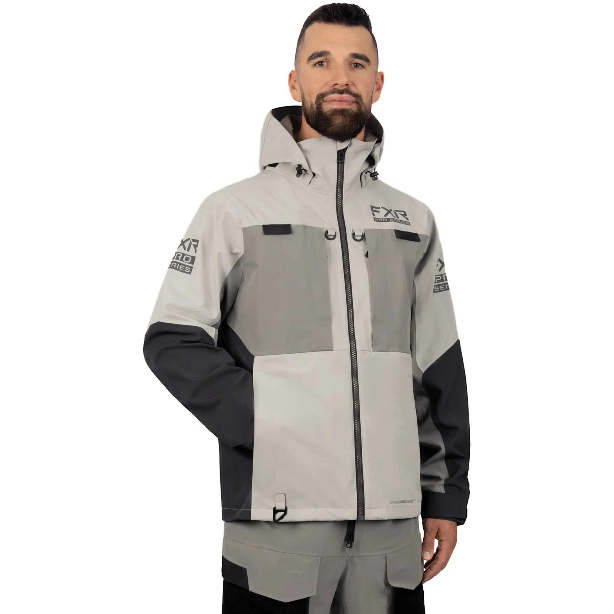 FXR Vapor Pro Tri-Laminate Jacket Grey/Charcoal