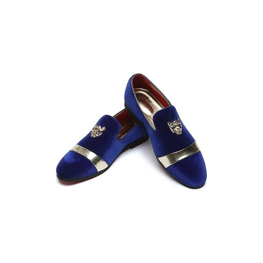 GlamourStep Metallic Pointed-Toe Slip-Ons