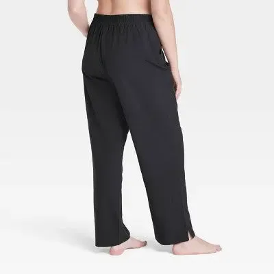 High-Rise Straight Leg Woven Pants - All In Motion