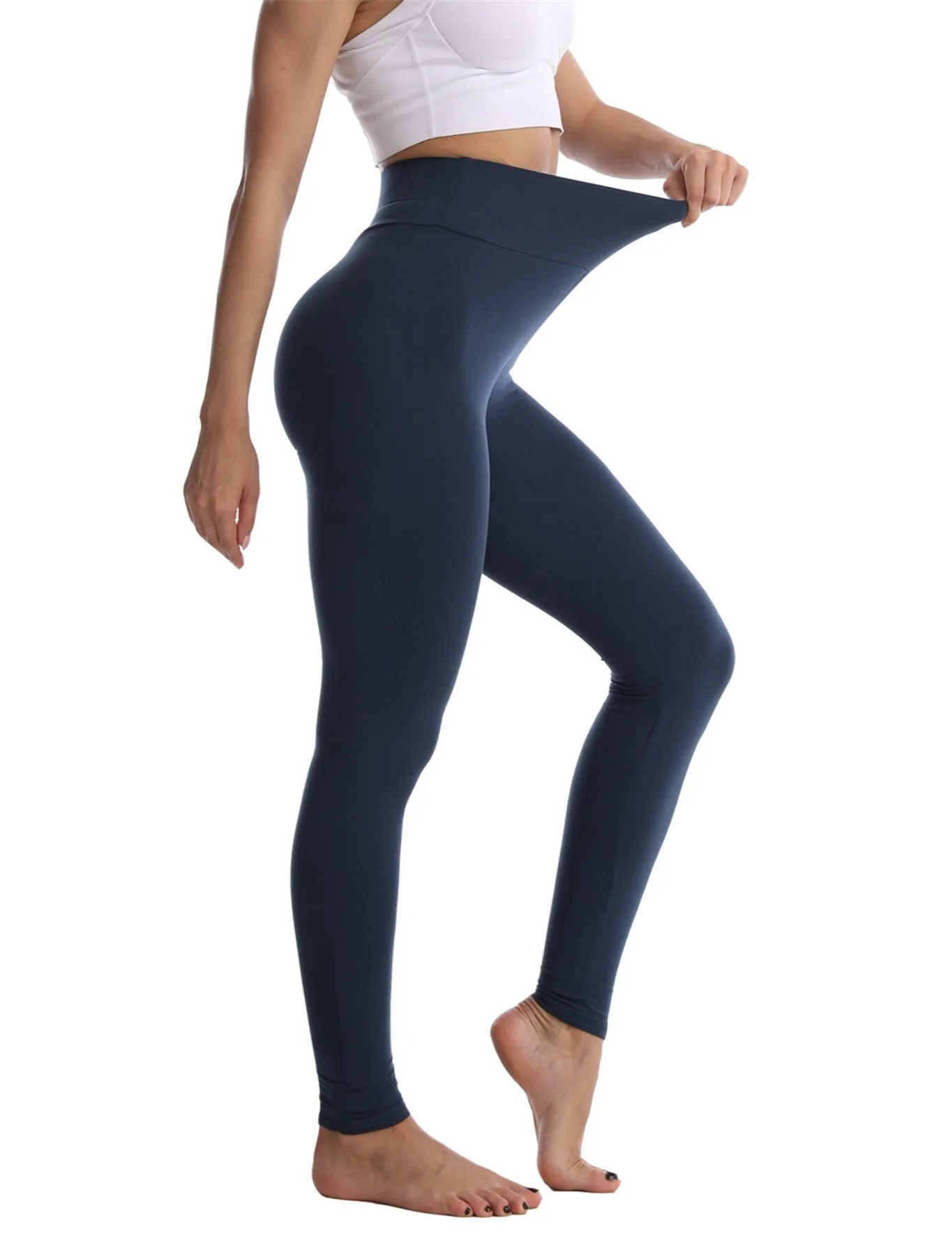 High Waist Yoga Pants Comfort Tummy Control Butt Lifting Leggings