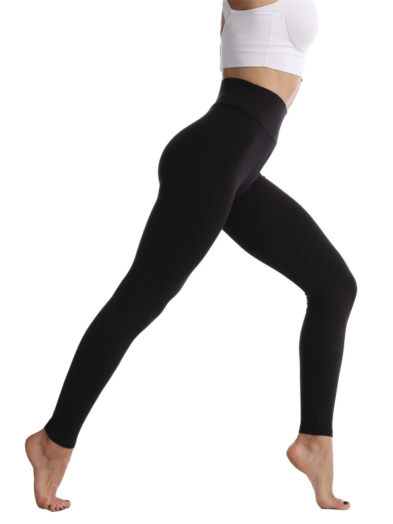 High Waist Yoga Pants Comfort Tummy Control Butt Lifting Leggings