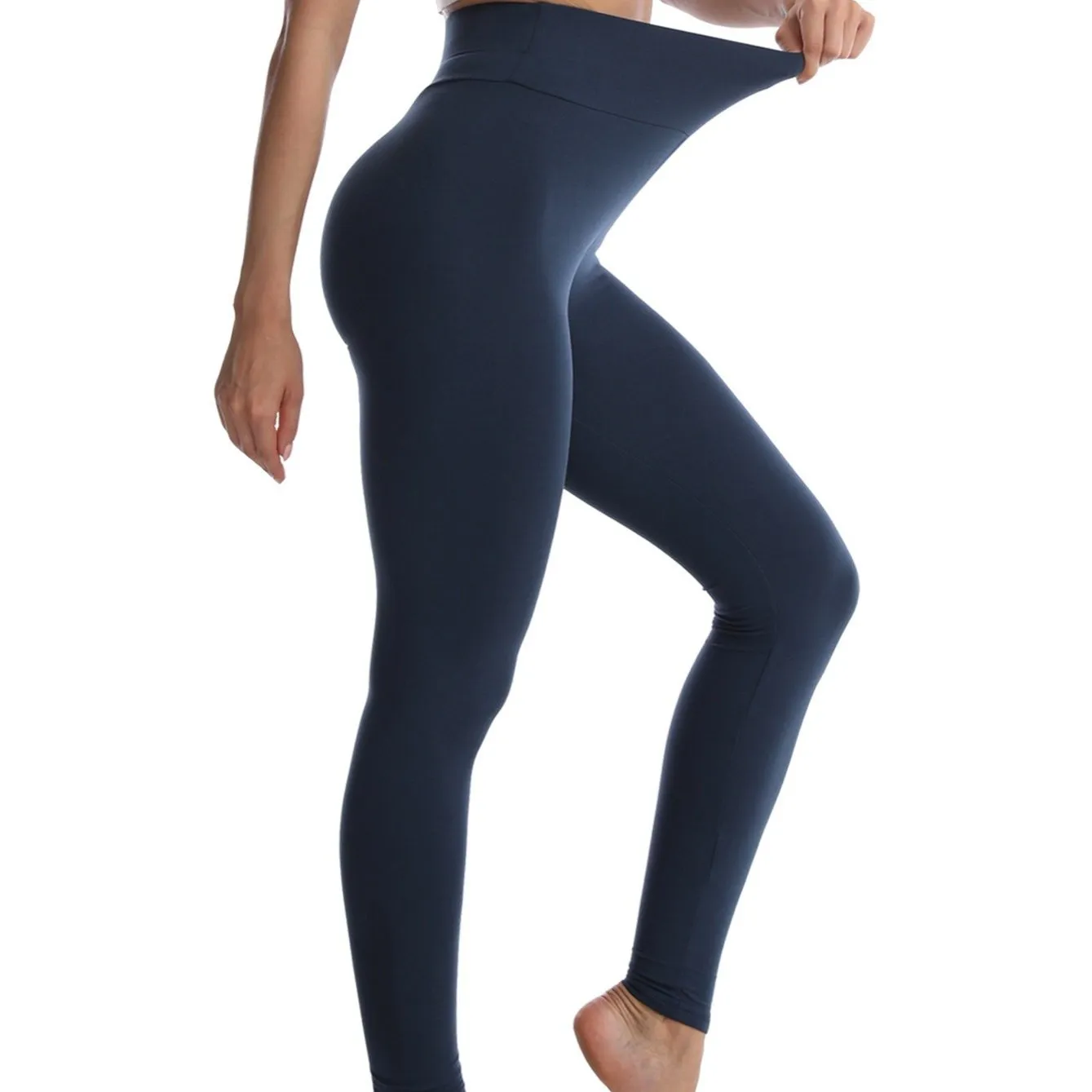 High Waist Yoga Pants Comfort Tummy Control Butt Lifting Leggings