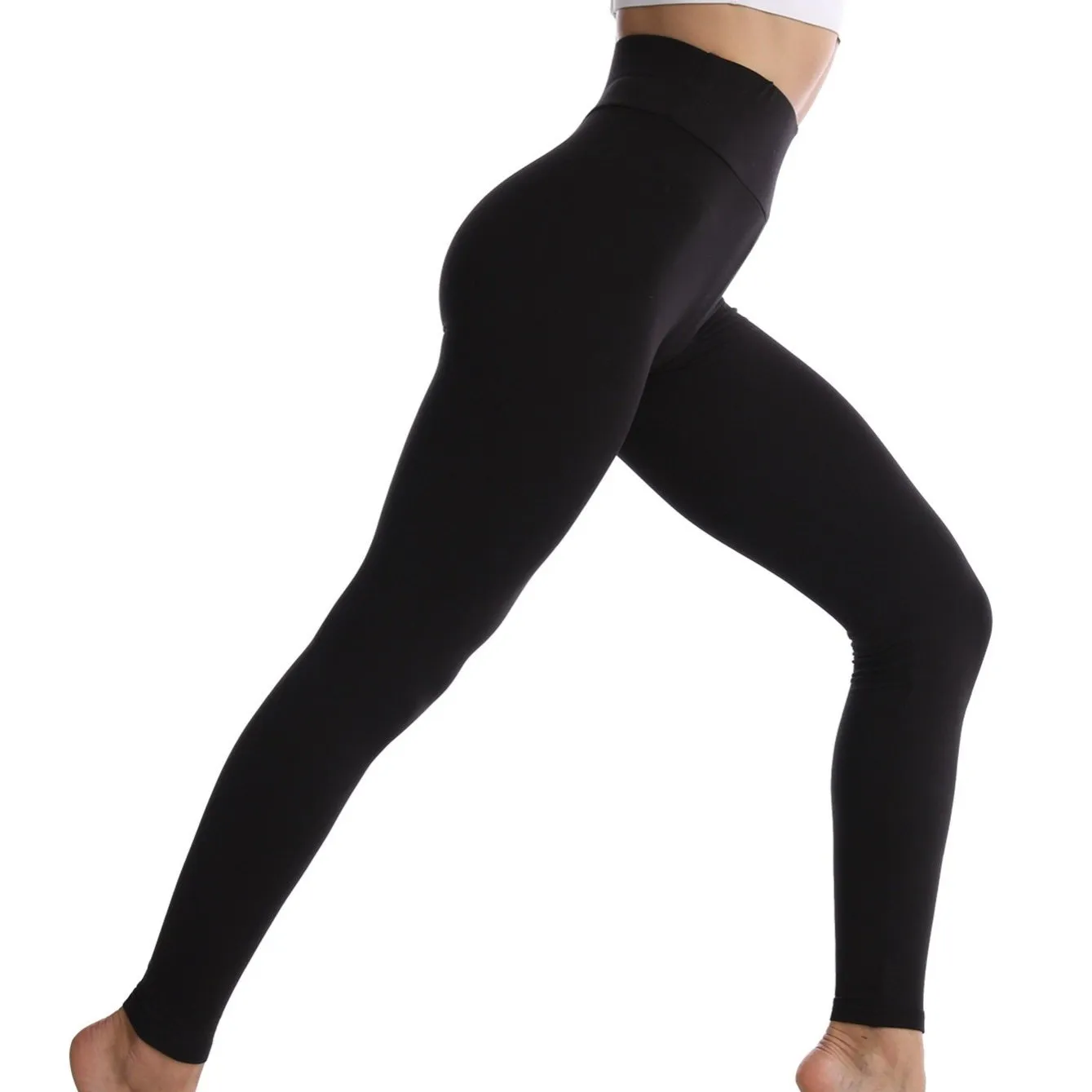 High Waist Yoga Pants Comfort Tummy Control Butt Lifting Leggings