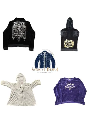 Juicy couture jackets and hoodies