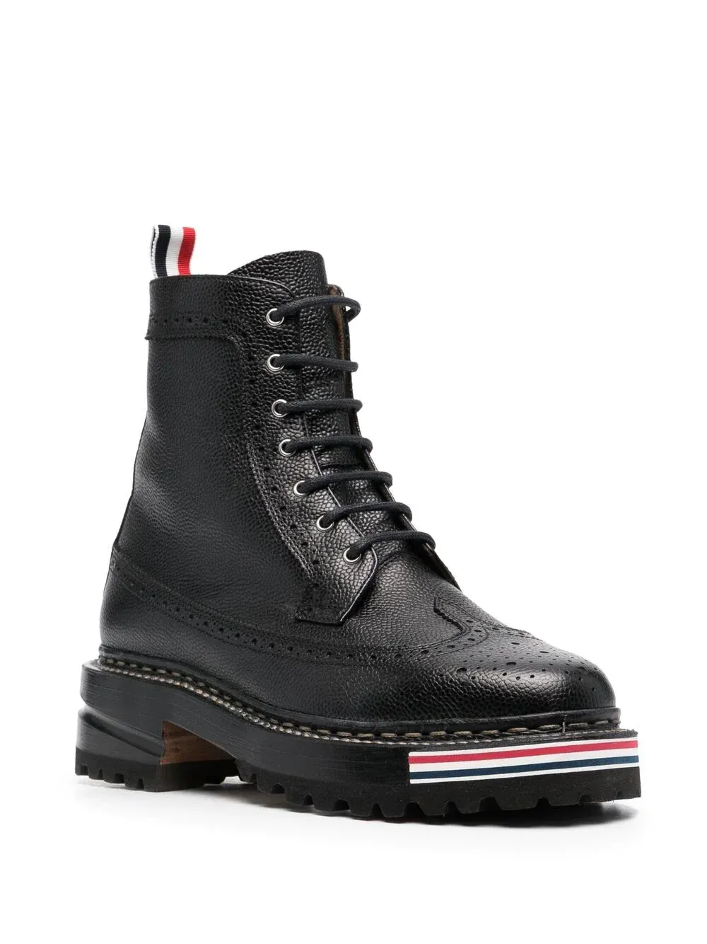 Laceup Longwing Boot On Rubber