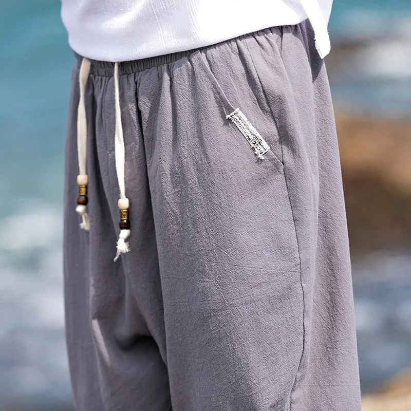 Men Casual Calf-Length Pants