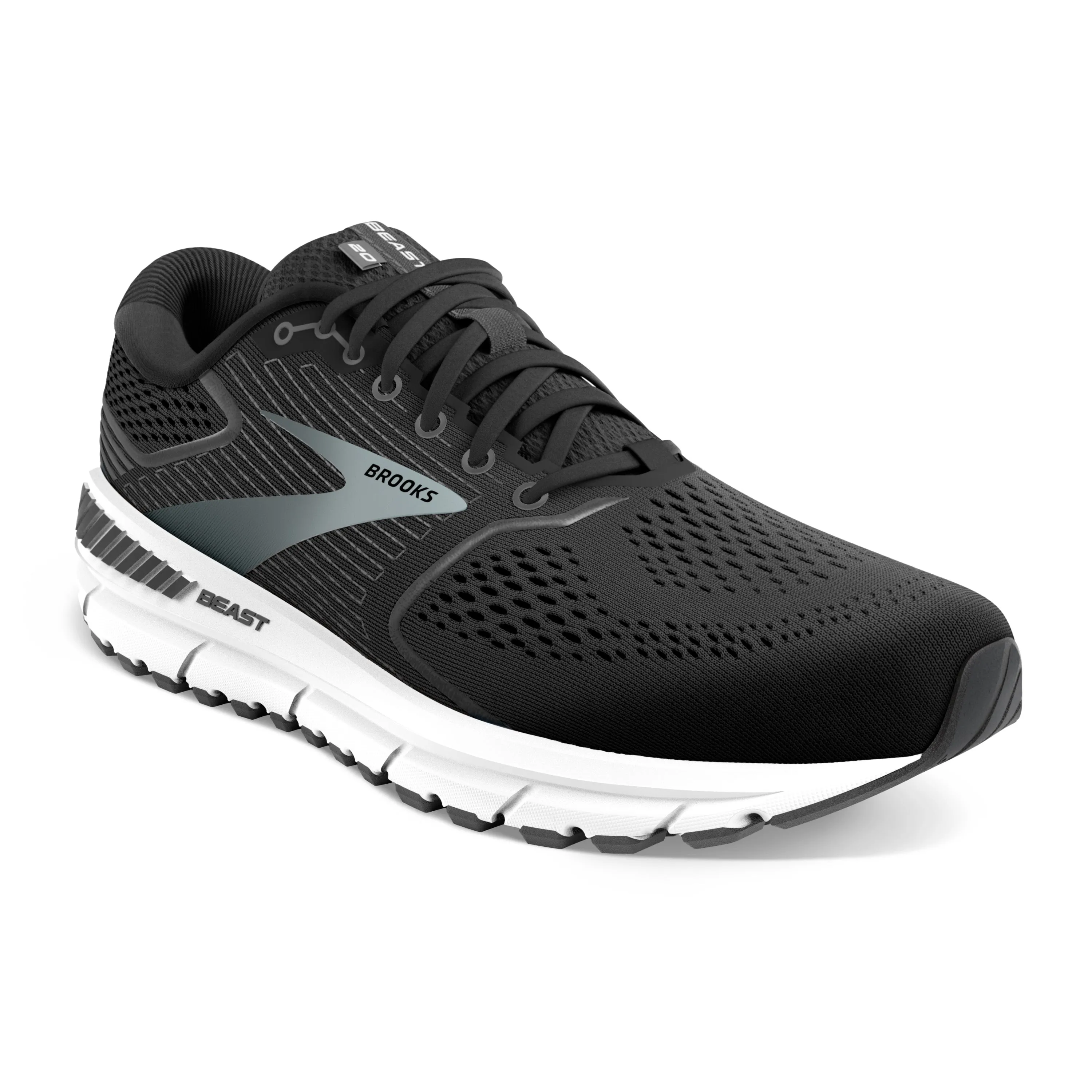 Men's Brooks Beast '20 Color: Black/Ebony/Grey