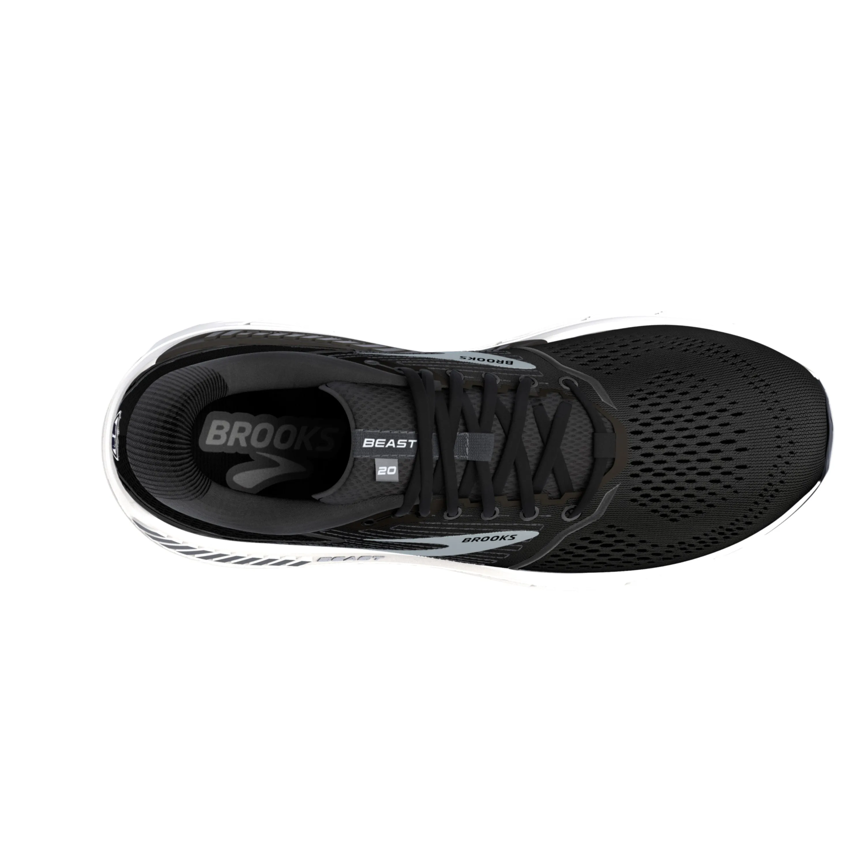 Men's Brooks Beast '20 Color: Black/Ebony/Grey