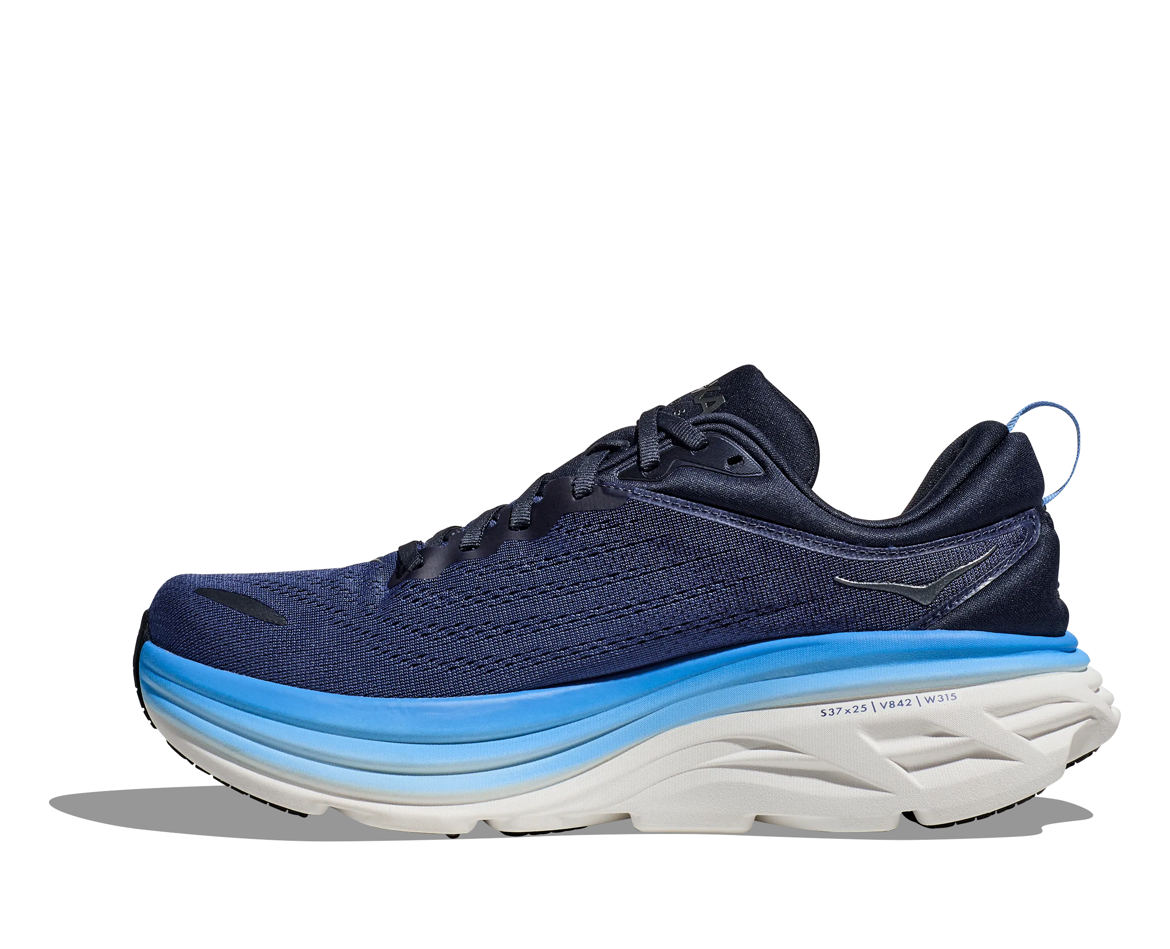 Men's Hoka Bondi 8 Color: Outer Space / All Aboard