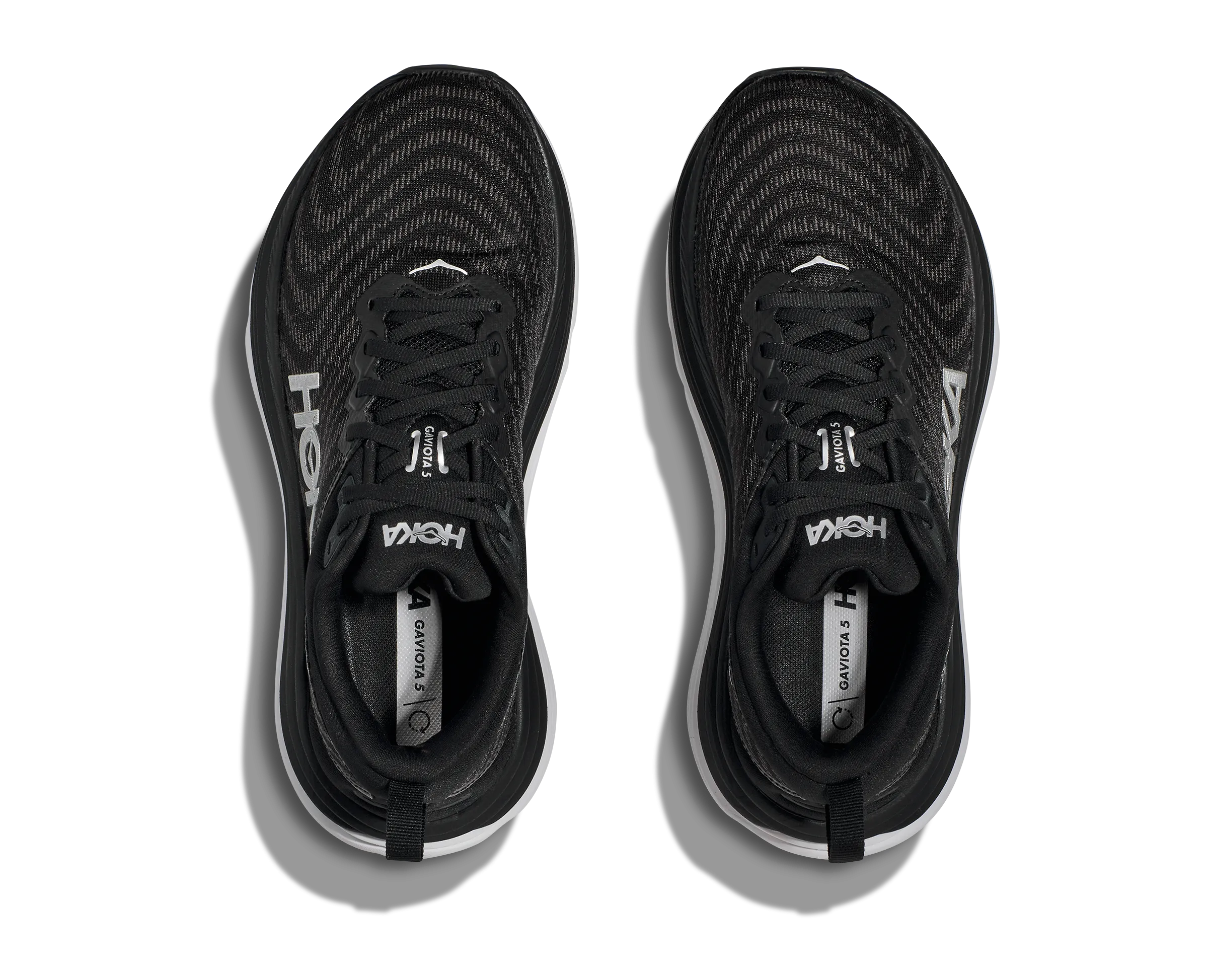 Men's Hoka Gaviota 5 Color: Black / White