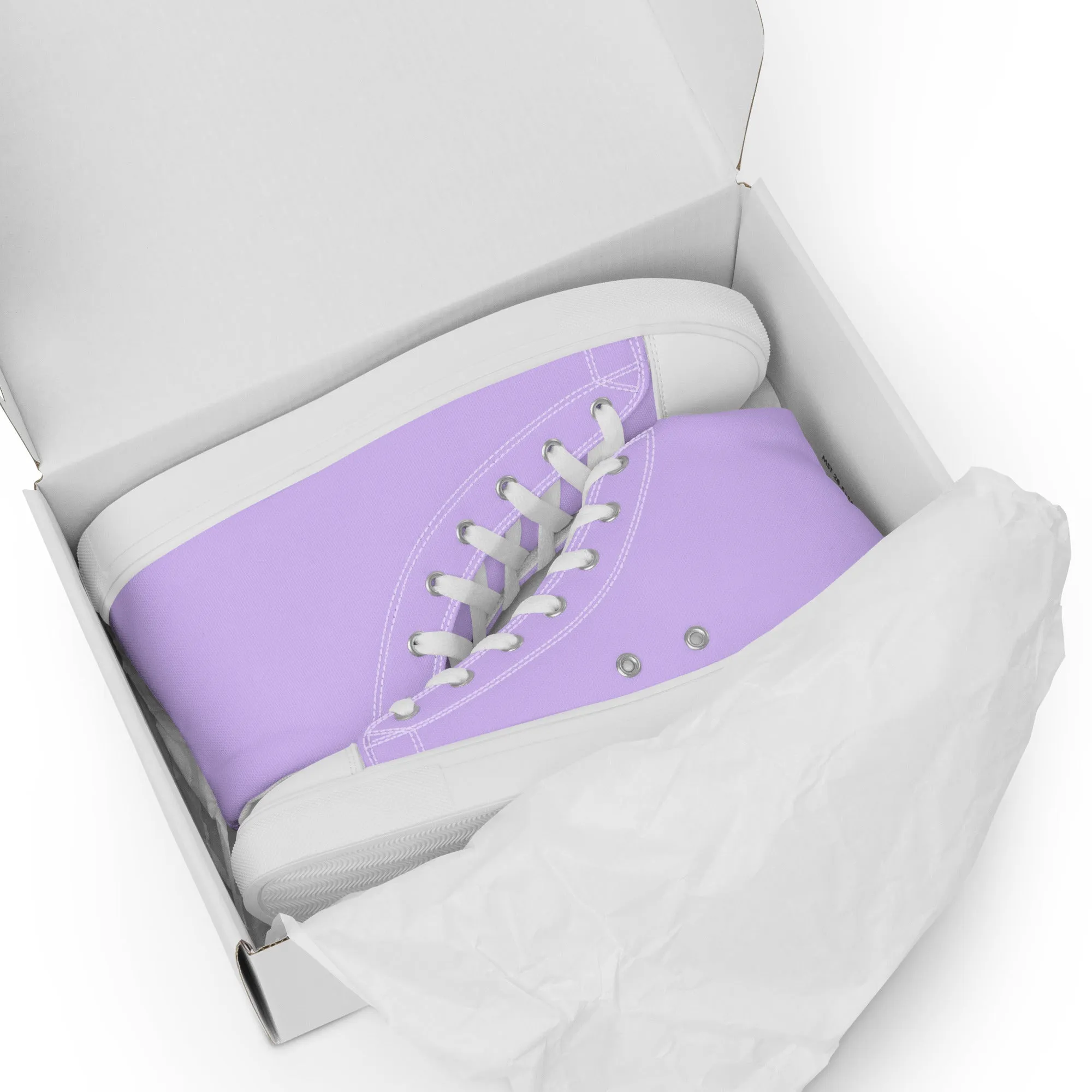 Men's Lavender High Top Shoes