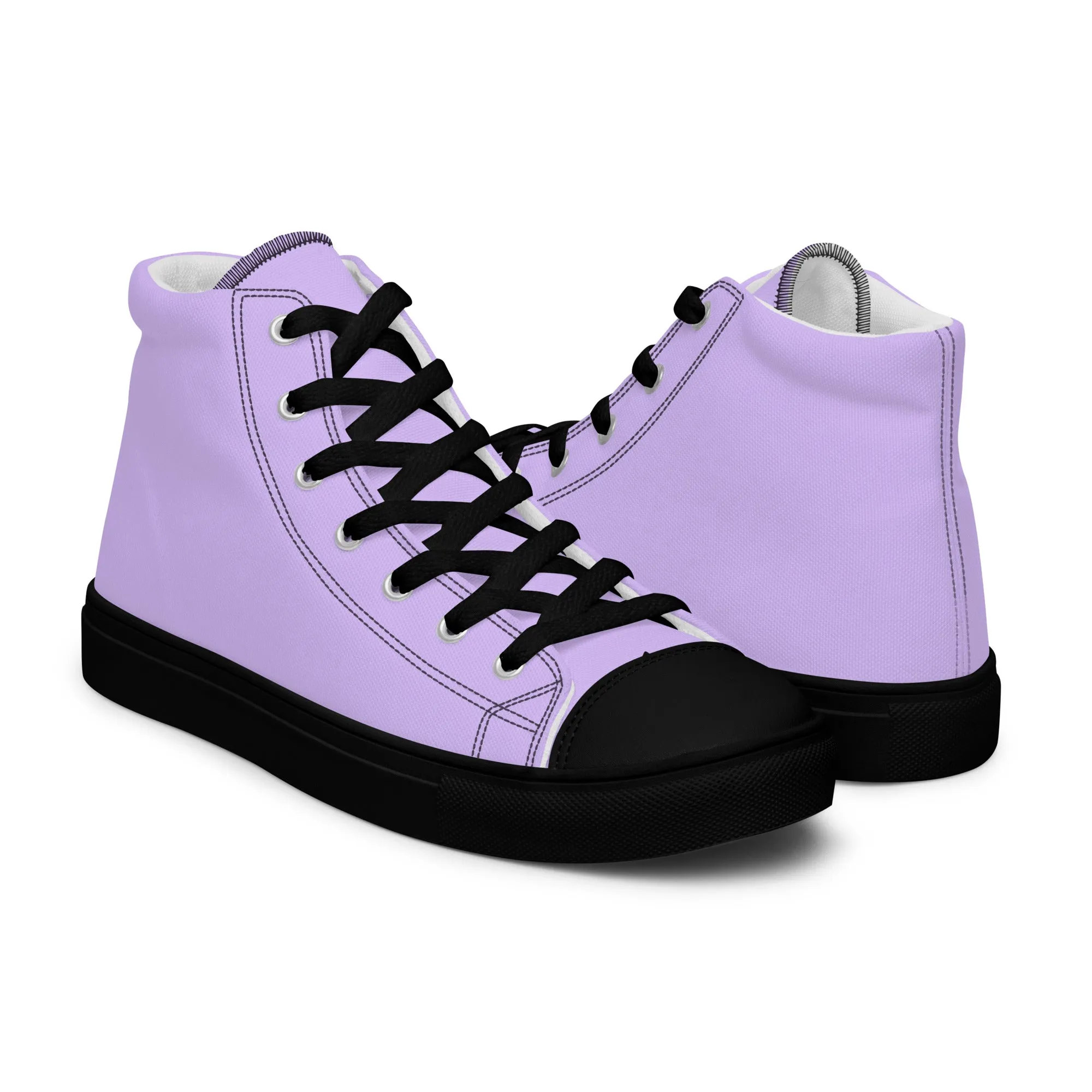 Men's Lavender High Top Shoes