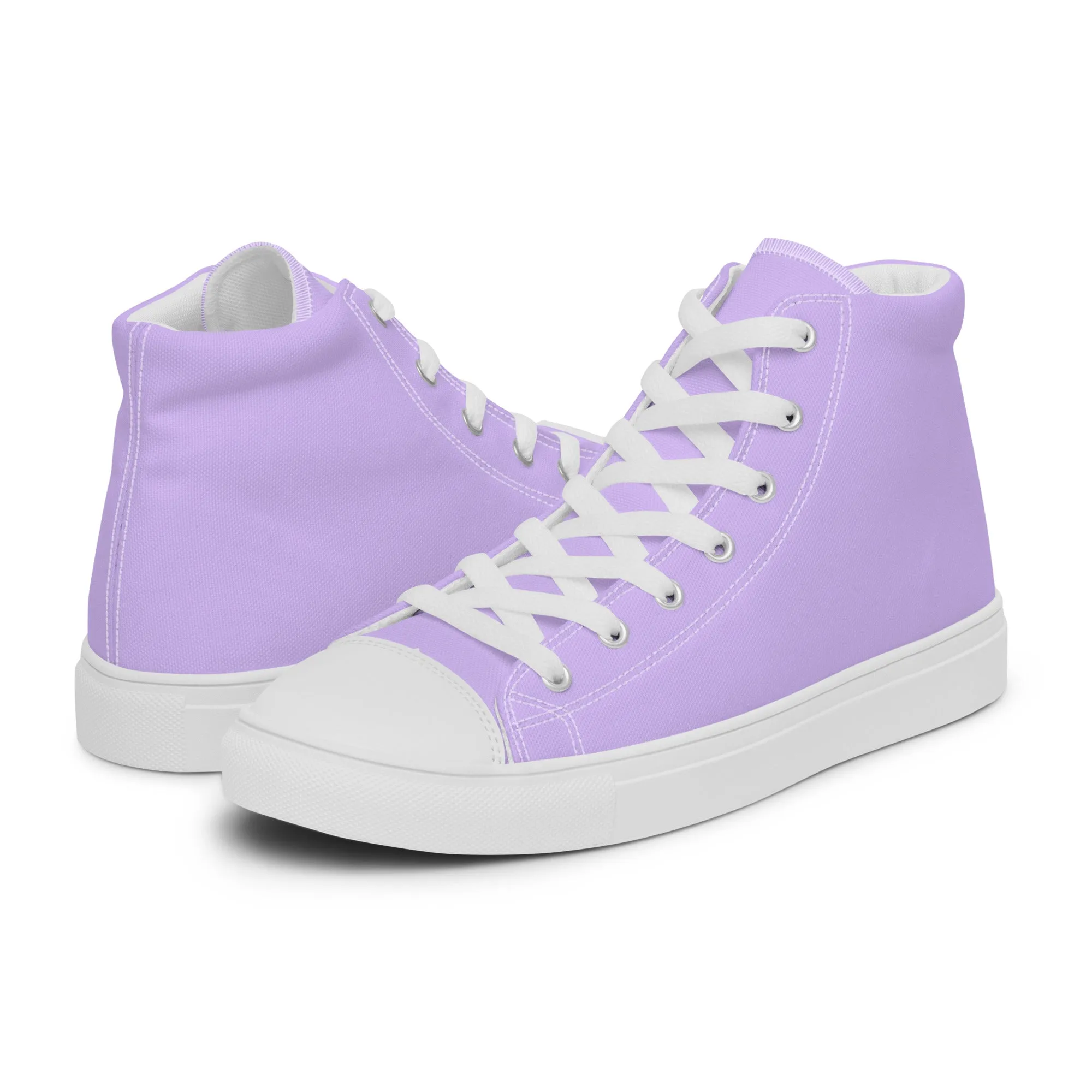 Men's Lavender High Top Shoes