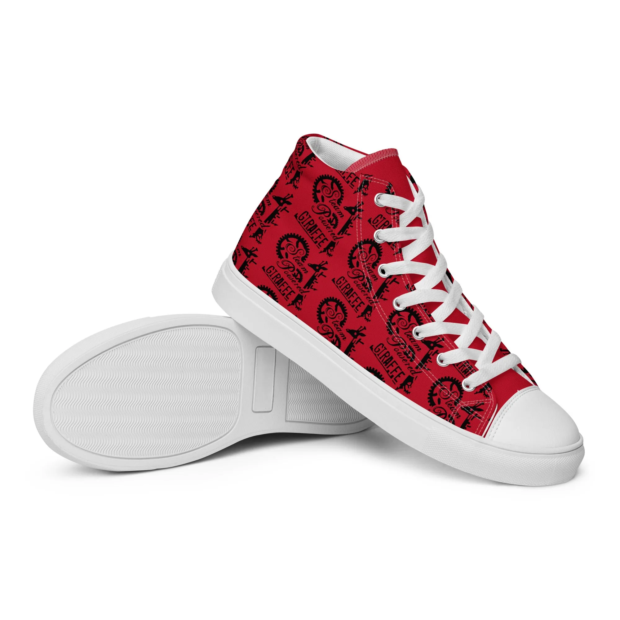 Men’s Red SPG Logo High Top Shoes