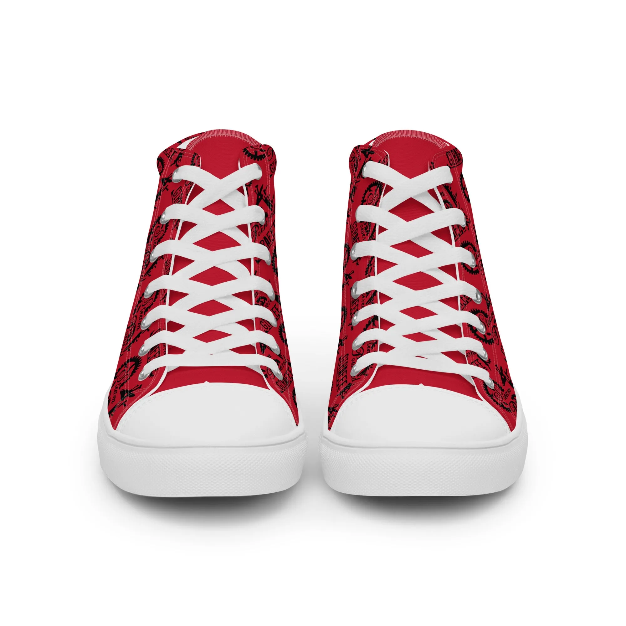 Men’s Red SPG Logo High Top Shoes