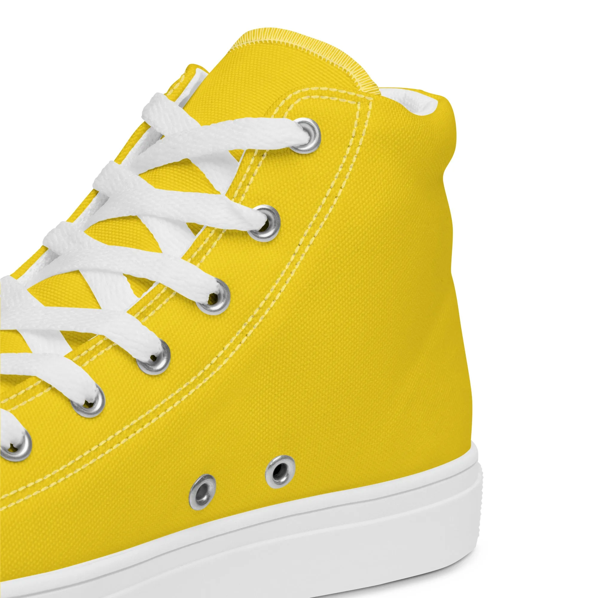 Men’s Yellow High Top Shoes