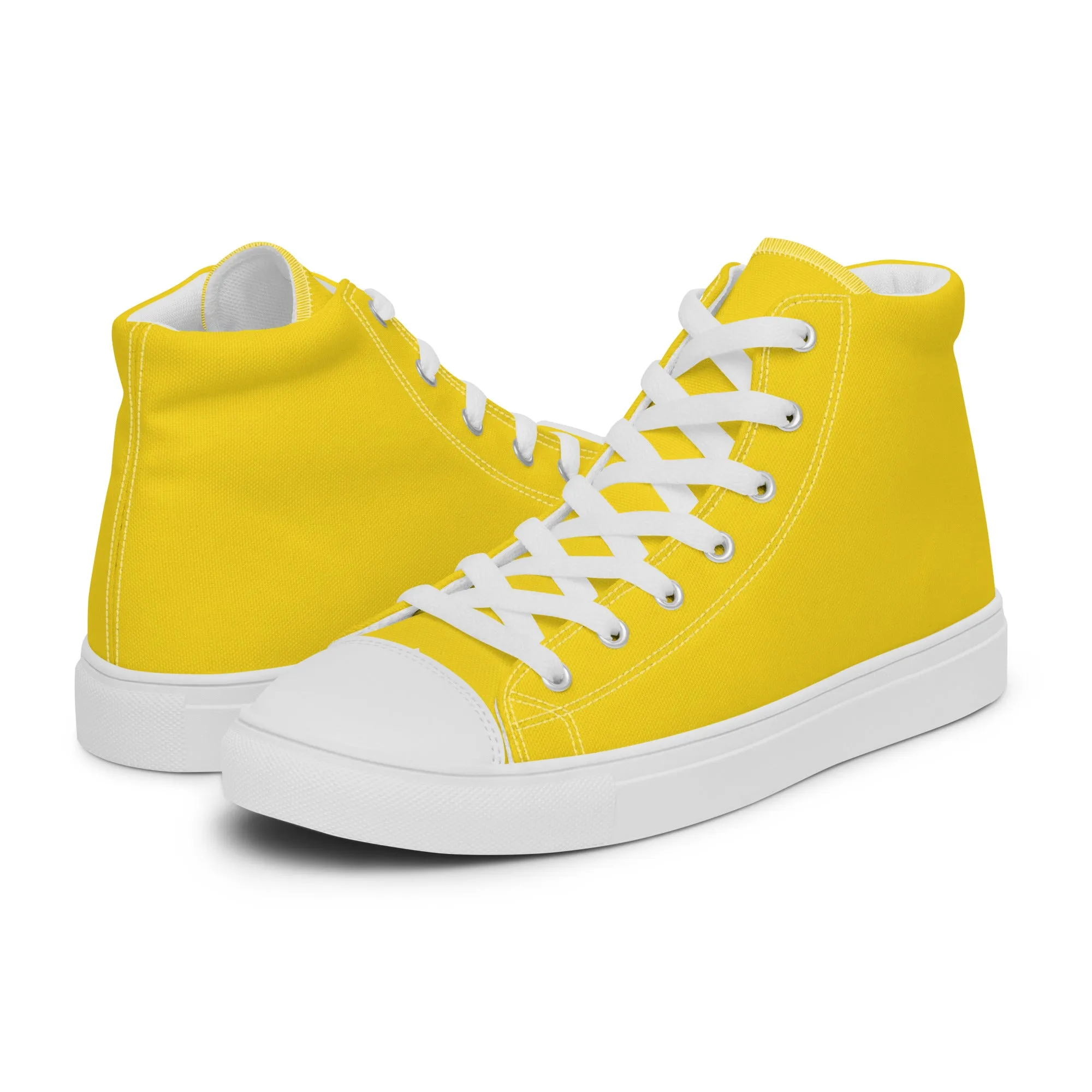 Men’s Yellow High Top Shoes