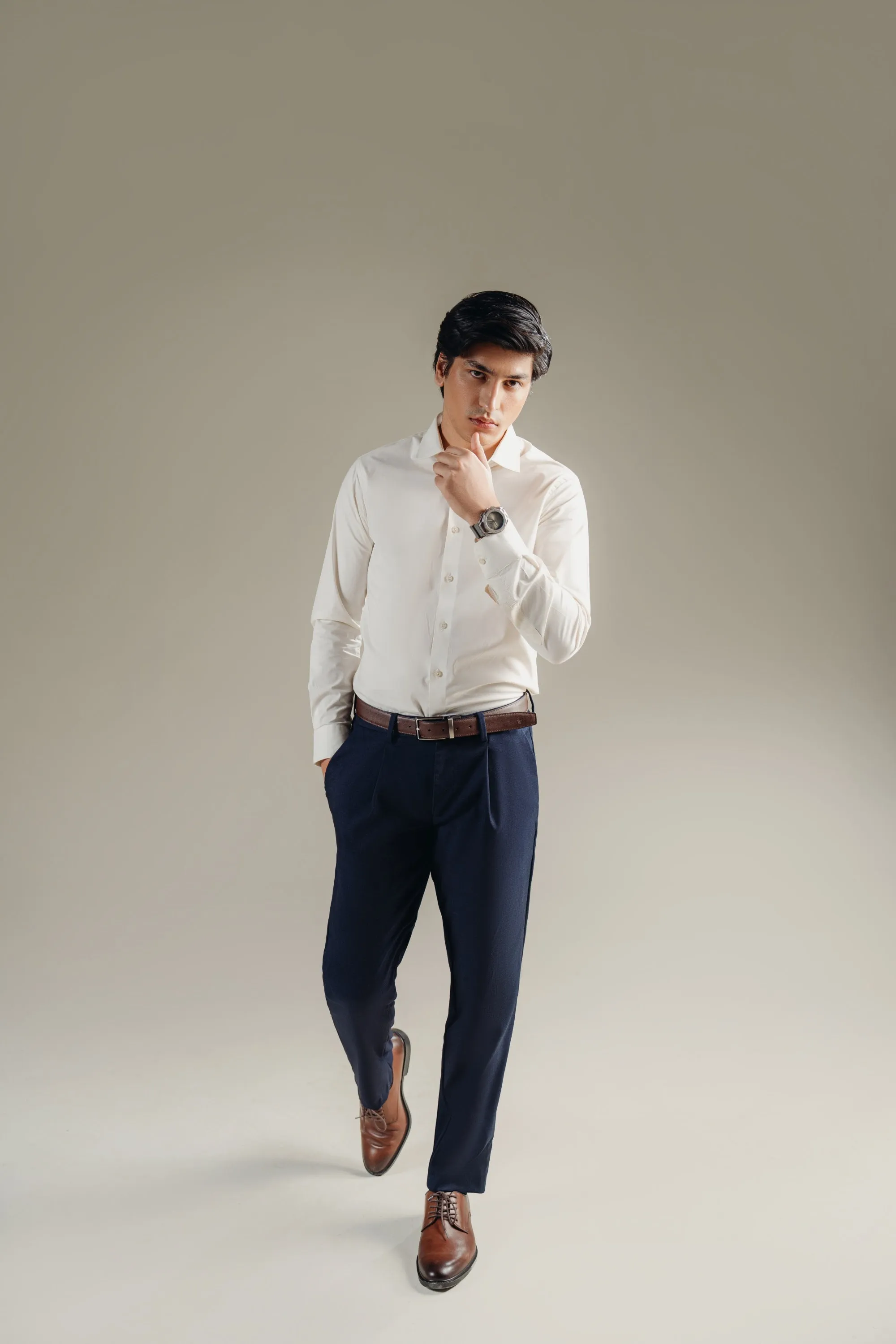 Navy Formal Pants