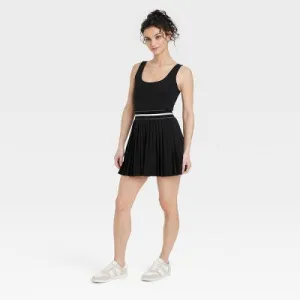 New - All In Motion Women's Tennis Active Athletic Dress with Built in Shorts Pockets