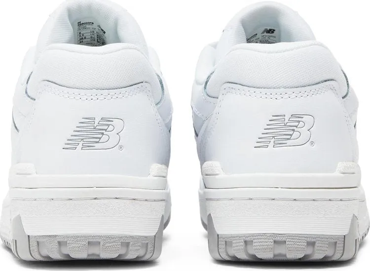 New Balance 550 Big Kid 'White Grey' Sneakers, White