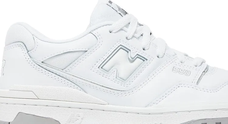 New Balance 550 Big Kid 'White Grey' Sneakers, White