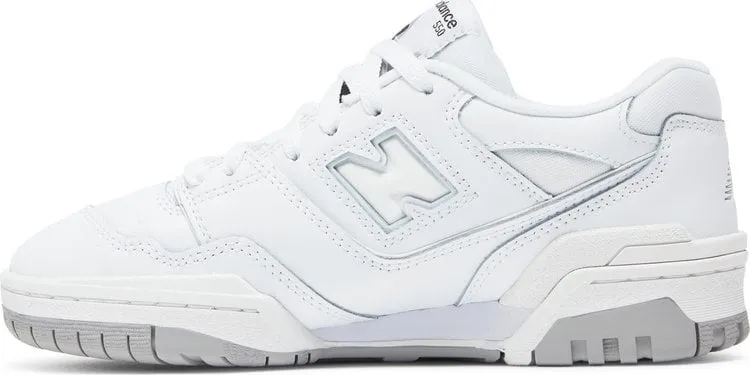 New Balance 550 Big Kid 'White Grey' Sneakers, White