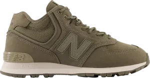 New Balance 574 High 'Olive' Sneakers, Green