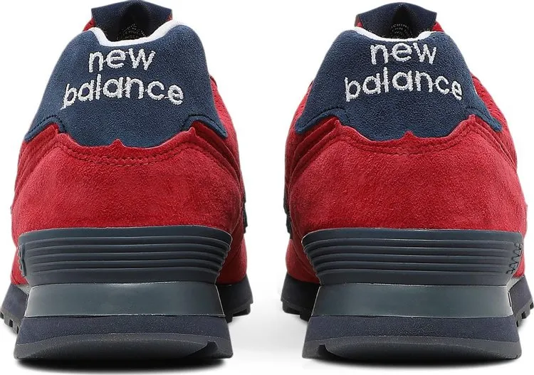 New Balance 574 Made In USA 'Red Blue' Sneakers, Red