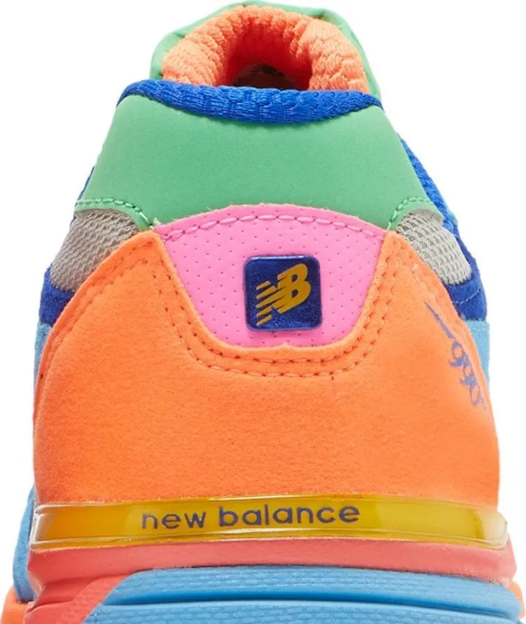 New Balance 990v3 Big Kid 'Wild Style' Sneakers, Multicolor