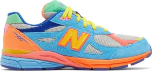 New Balance 990v3 Big Kid 'Wild Style' Sneakers, Multicolor