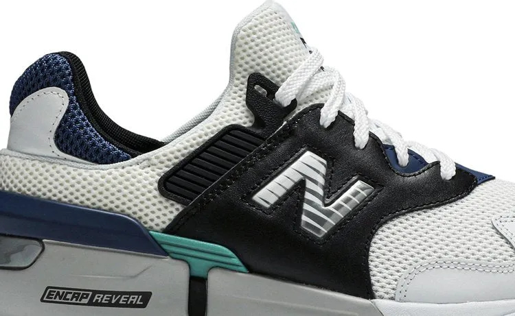 New Balance 997S 'White Charcoal Blue' sneakers, white